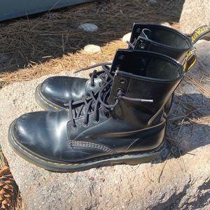 Dr Martens lace up combat boots